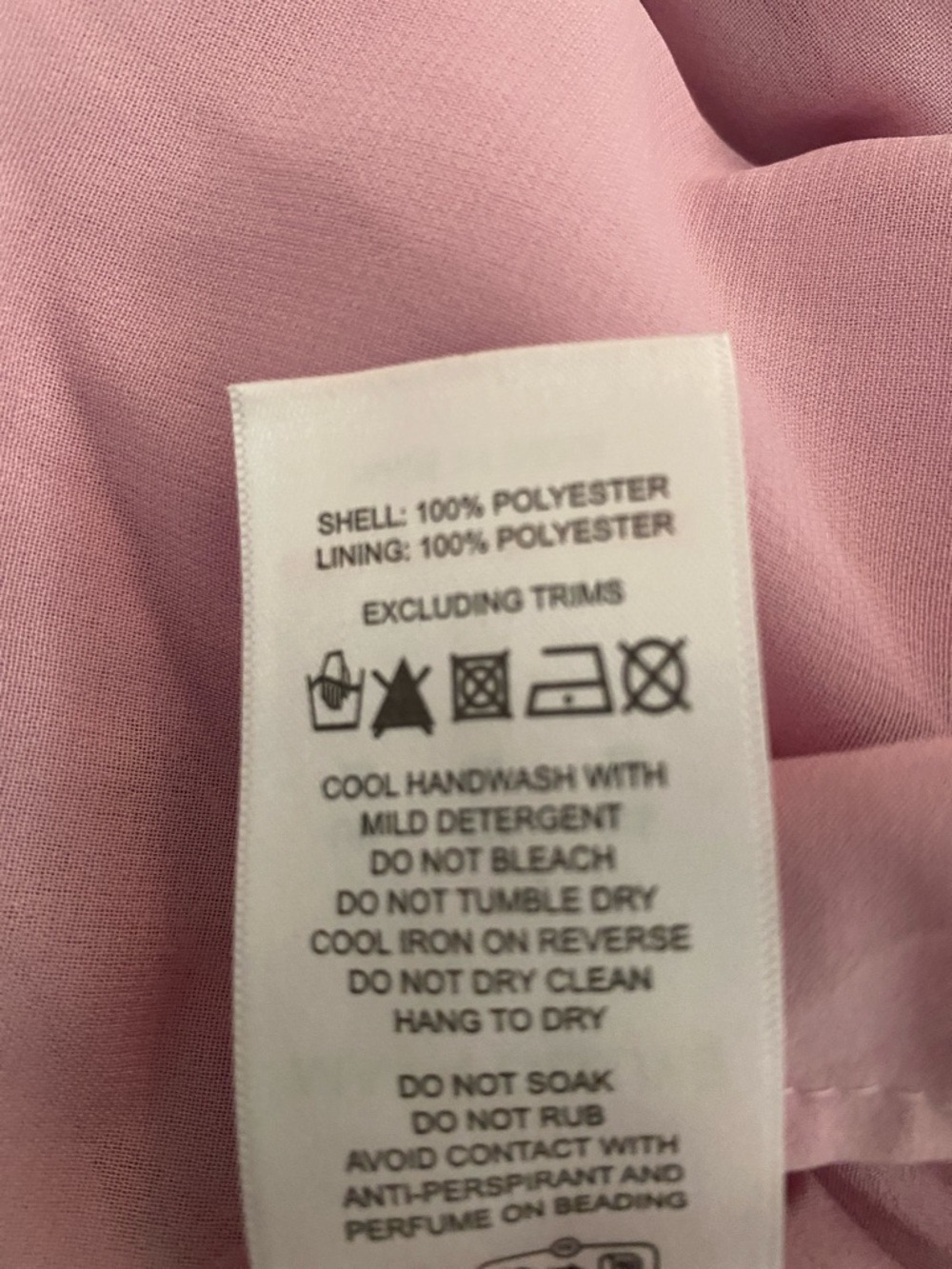 Maya Deluxe size 12 pink embellished beaded dress NWT - Picture 11 of 12